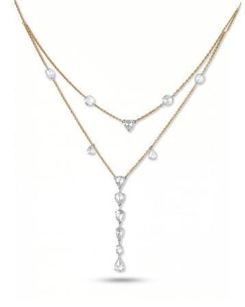 Halsketting - 14 karaat Geel goud - 2.14ct. tw. Diamant, Nieuw
