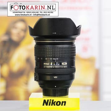 Nikon AF-S 24-120mm f4 G ED occasion | Foto karin Kollum, Ophalen of Verzenden, Gebruikt, Zoom