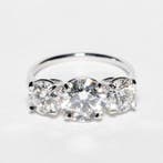 Zonder minimumprijs - Ring - 14 karaat Witgoud - 4.16ct. tw., Sieraden, Tassen en Uiterlijk, Nieuw