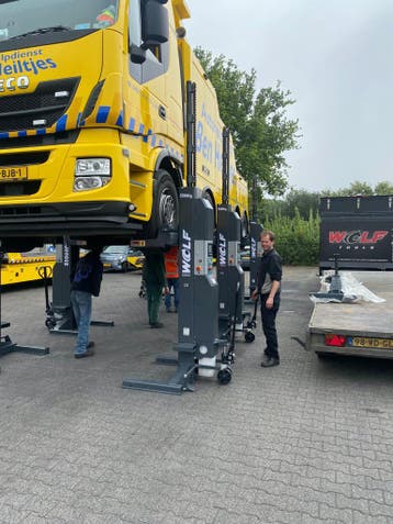 Mobiele hefkolommen Wolf voor vrachtwagen bus, Nieuw