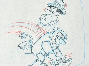 Hanna-Barbera - Originele animatietekening van Fred, Nieuw in verpakking