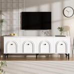 TV-Meubel 160 cm – Wit Lowboard met Deuren en Opbergruimte, Huis en Inrichting, Kasten | Overige, Verzenden, Nieuw