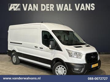 Ford Transit L3 H2 | Lease vanaf 355,- p/mnd, Auto's, Ford, Gebruikt, Euro 6, Wit, Dealer onderhouden