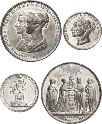Zinnmedaille 1840 Großbritannien Victoria 1837-1901, Verzenden