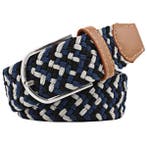 Fako Fashion - Elastische Riem - Canvas - Gevlochten - 105cm, Verzenden, Nieuw
