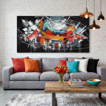 Monika Spiewak - Abstract - Oil Painting Stretched On The
