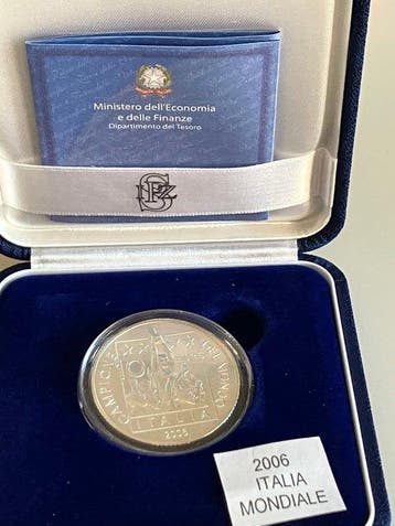 Italië. 10 Euro 2006 Campione del Mondo (Zonder