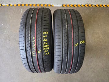 255/45/20 101W AO MICHELIN ZOMERBANDEN 6,6MM PROFIEL 2X, Auto-onderdelen, Banden en Velgen, Ophalen, Gebruikt, 255 mm, Band(en)