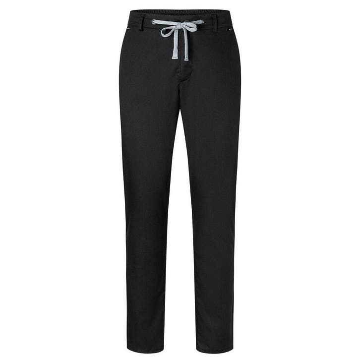 GGM Gastro | KARLOWSKY | Heren Modern Stretch Chino Broek -, Kleding | Heren, Broeken en Pantalons, Zwart, Maat 48/50 (M), Nieuw