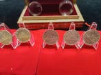 Canada. 1 Dollar Set- Caja 5 Coins Silver .800 116,65 Grm.