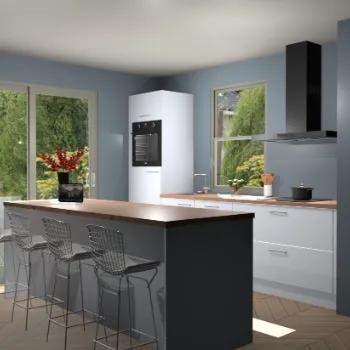 Sneeuwwitte keuken Toulouse 49668, Huis en Inrichting, Verzenden, Nieuw