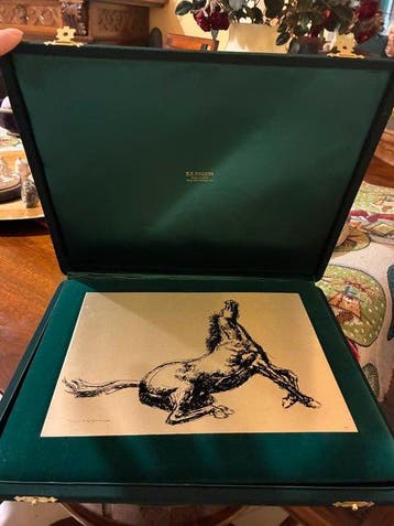 Decoratief ornament - Stervende paard (RAI)
