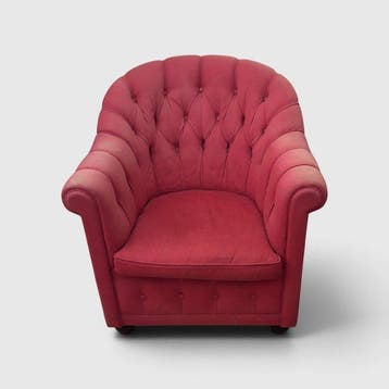 Fauteuil (2) - Katoen - Set van twee Chesterfield-stoelen