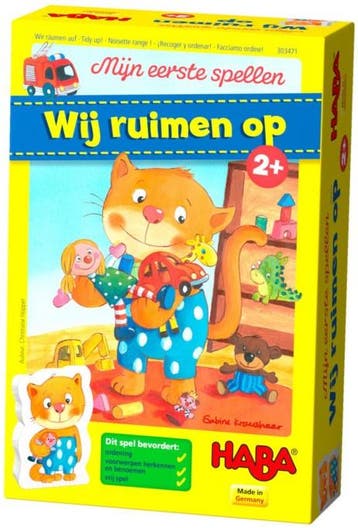 Mijn Eerste Spellen - Wij Ruimen Op! | Haba - Kinderspellen, Verzenden, Nieuw