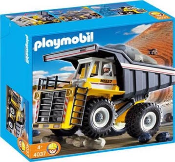 Playmobil Mega Kiepwagen / Dumptruck - 4037 (Nieuw), Kinderen en Baby's, Speelgoed | Playmobil, Verzenden, Nieuw