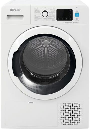 Indesit YTBEM1183KRX - Warmtepompdroger - 8 kg -, Witgoed en Apparatuur, Ophalen of Verzenden, Zo goed als nieuw, Voorlader, 85 tot 90 cm