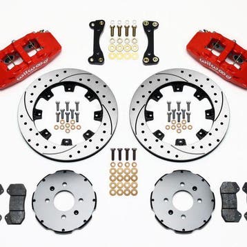Wilwood Dynapro 6 Front Hat Kit 12.19in Drilled Red 90-99, Ophalen of Verzenden, Nieuw