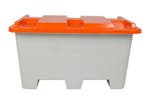 Zoutkist polyester 400 liter, stapelbaar, met deksel, Ophalen of Verzenden, Nieuw