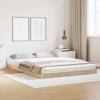 vidaXL Bedframe Naturel 140 x 220 cm Massief grenenhout, Verzenden, Nieuw, Beige, Hout