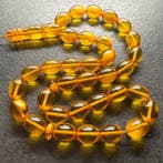 Baltische barnsteen tesbih gebedssnoer 69,2 g kralen 17x13