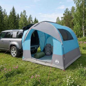 vidaXL Tailgate Tent met Regenfly Waterdicht 4-persoons, Verzenden, Nieuw, Tot en met 2