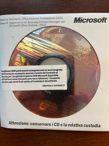 Microsoft Microsoft Office Pro 2003 - Computersoftware - In, Nieuw