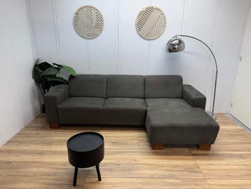 Trendhopper Hoekbank Antraciet – Lounge, 250 tot 300 cm, Gebruikt, 125 tot 150 cm, Hoekbank
