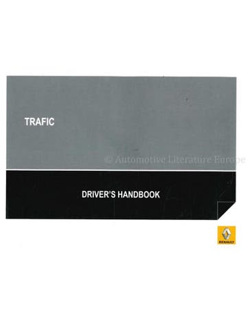 2014 RENAULT TRAFIC INSTRUCTIEBOEKJE ENGELS, Auto diversen