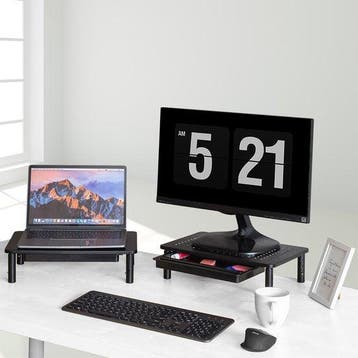 2dekans | Auronic Monitor Standaard - Monitor Verhoger -, Computers en Software, Ophalen of Verzenden, Zo goed als nieuw, Auronic