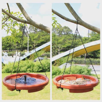 Vogelbad met Fontein & Ketting - Hangend Vogelbad voor Tuin, Verzenden, Nieuw