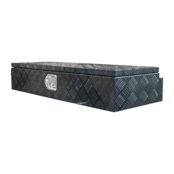 Novio Gereedschapskist aluminium zwart 900x380x170mm, Auto diversen, Aanhangwagen-onderdelen, Ophalen of Verzenden, Nieuw