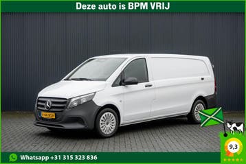 Zakelijke Lease |  Mercedes-Benz Vito **116 CDI L3 Pro | Fac, Automaat, Stof, Gebruikt, Wit