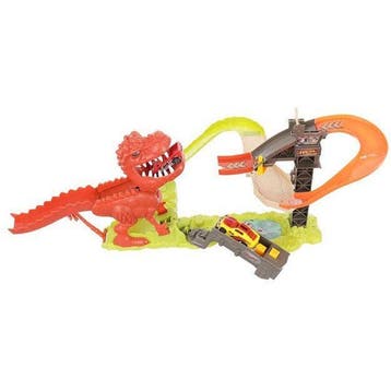 Dinosaurus Lanceerbaan Racebaan - Stuntbaan met 2 Autos -, Ophalen of Verzenden, Nieuw