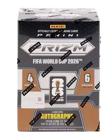 2026 Panini Prizm FIFA World Cup Soccer Blaster Hobby Box -, Nieuw