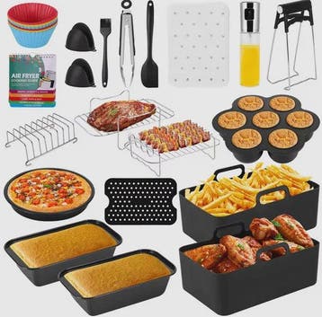 Uitgebreide Airfryer Accessoires Kit voor Dual Zone Airfryer, Verzenden, Nieuw