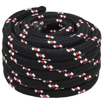 vidaXL Multifunctioneel gebruikstouw 30 mm 10 m Zwart en, Verzenden, Nieuw