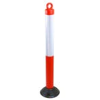 Flexibele zelfrichtende parkeerpaal met kettingoog - Rood -, Verzenden