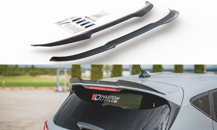Spoiler Cap Ford Fiesta ST-Line Mk8 Glanzend Zwart, Auto-onderdelen, Carrosserie en Plaatwerk, Ophalen of Verzenden