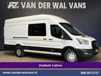 Ford Transit | 2.0 TDCI 170pk L4H3 Dubbele Cabine Euro6, Auto's, Gebruikt, Euro 6, Wit, Dealer onderhouden
