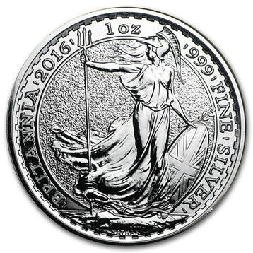 Britannia 1 oz 2016, Verzenden, Overige landen, Losse munt, Zilver