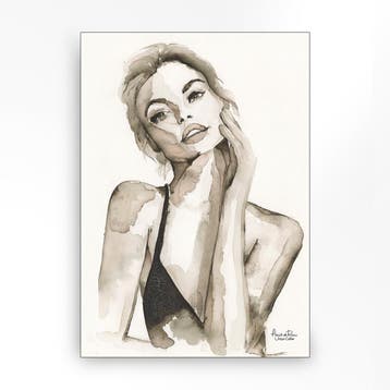 *WOONWINKEL* Urban Cotton A Womans Face Wandkleed In Frame, Verzenden, Nieuw