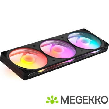 NZXT F360 RGB Reverse Fan (2026) - Black, Computers en Software, Verzenden, Nieuw