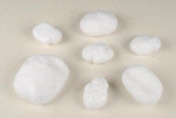Bolletjes Mos Wit gemengde maten, Ophalen of Verzenden, Nieuw