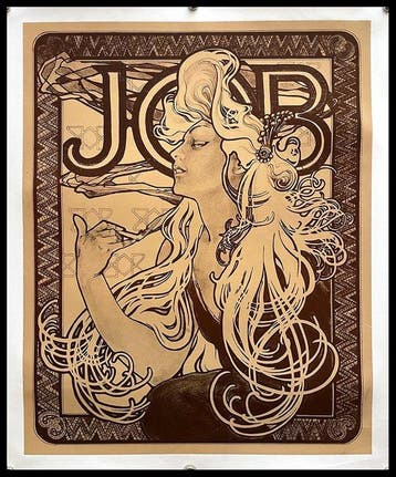 Alphonse Mucha (after) - Alphonse Mucha - Sigarette Job -