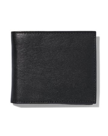 HEMA Billfold portemonnee leer zwart, Verzenden, Nieuw