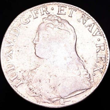 Frankrijk. Louis XV (1715-1774). Ecu 1736-X, Amiens (Zonder