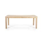 Eettafel Harvey - 200cm - Naturel - 96129 - eettafel, Huis en Inrichting, Tafels | Eettafels, Nieuw, Overige vormen, Overige materialen