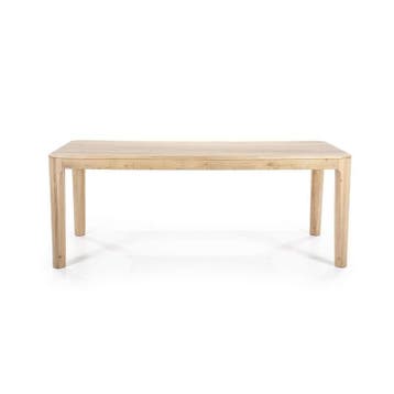Eettafel Harvey - 200cm - Naturel - 96129 - eettafel, Nieuw, Overige vormen, Overige materialen