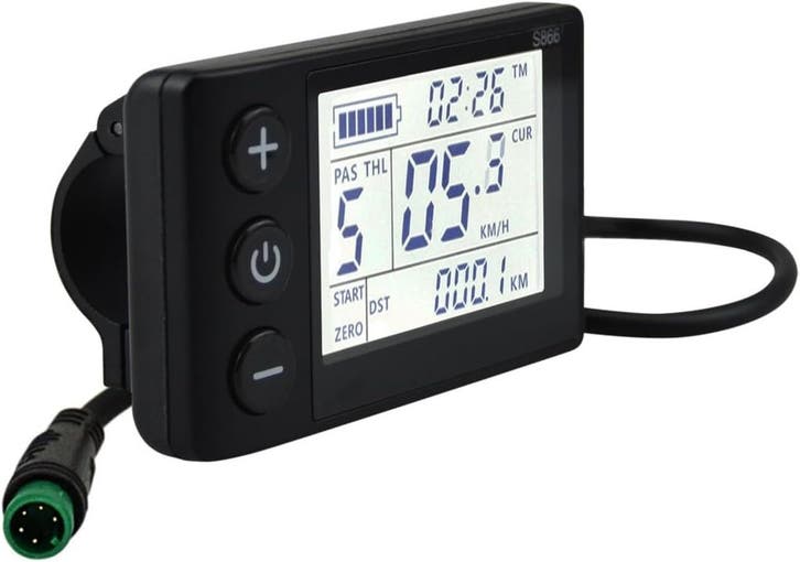 S866 LCD Display E-bike | Waterdicht | Laatste Stuk!, Fietsen en Brommers, Fietsonderdelen, Zo goed als nieuw, Overige typen, Ophalen of Verzenden
