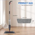 Spray Mop 700 ml – 360° Dweil met 3 Pads, Huis en Inrichting, Verzenden